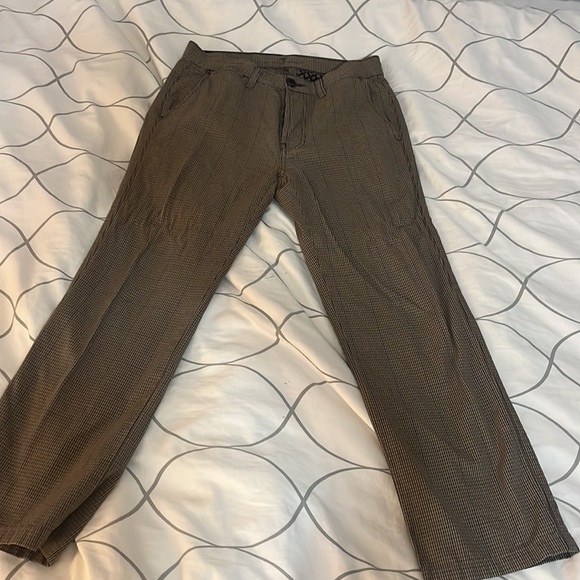 Seven 7 pants in brown / plaid - Picture 2 of 4
